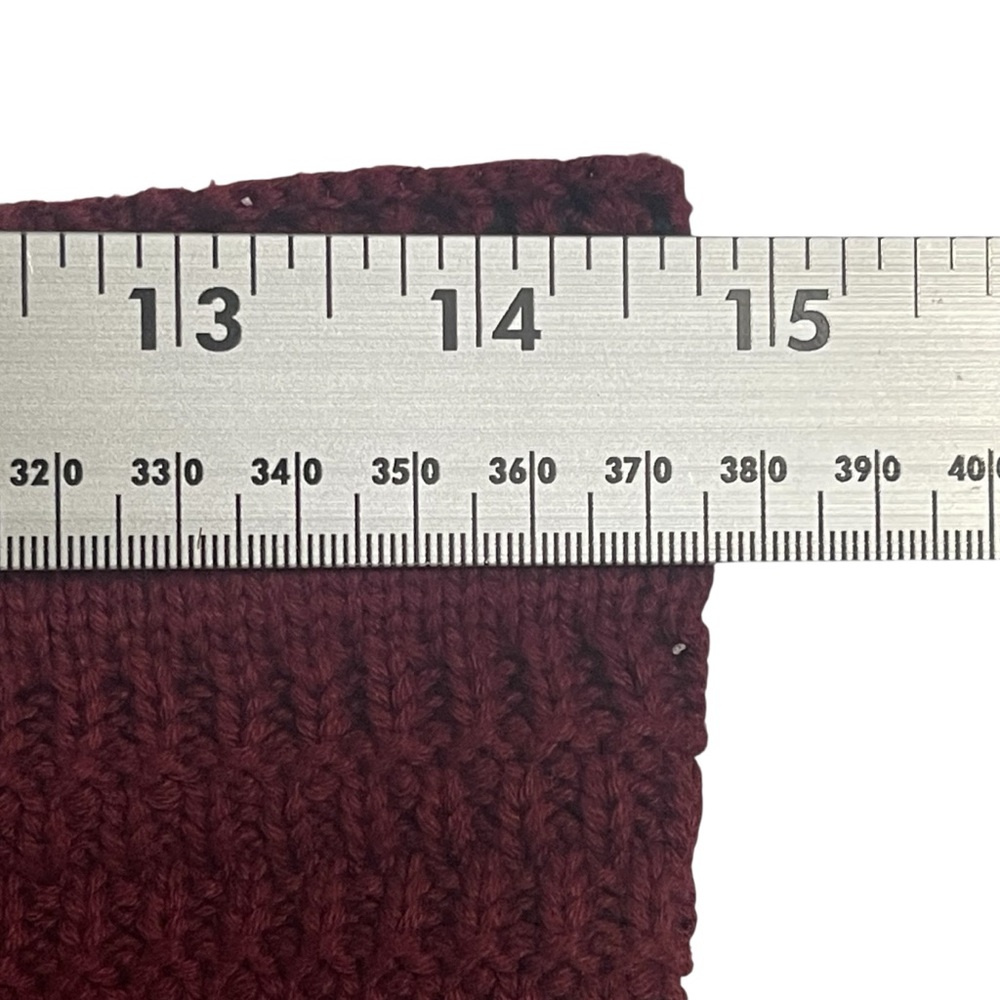 Free People Burgundy Striped Knit Maxi Skirt - Picture 6 of 10
